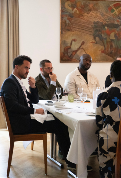 Africa Collective Lunch at Art Basel with Kola Aina
