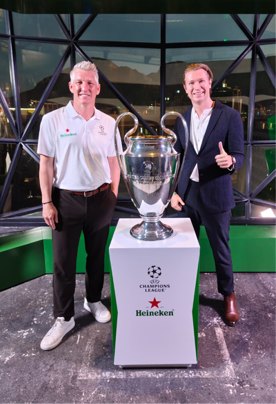 Champions League Cape Town with Bastian Schweinsteiger